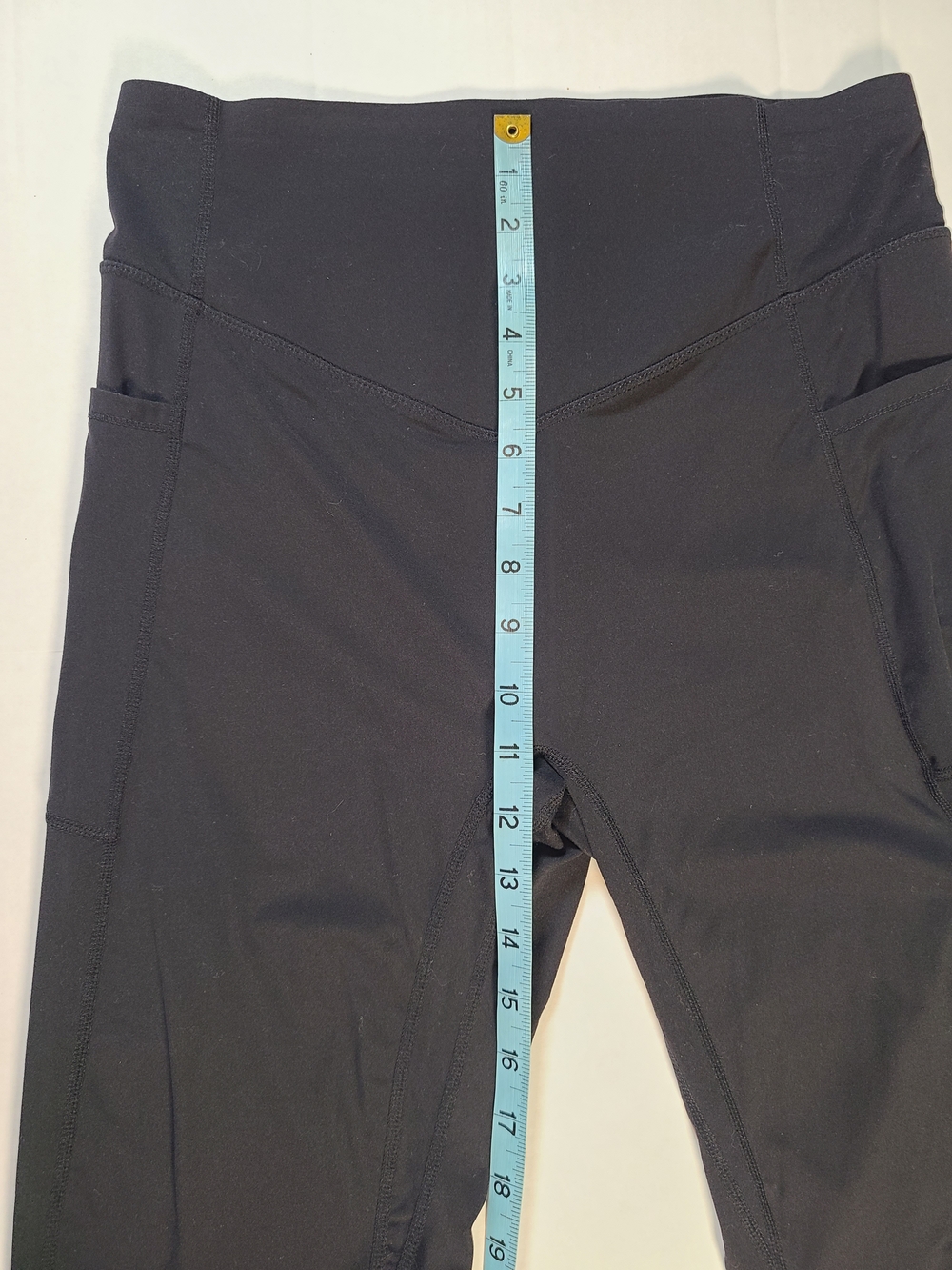 HALARA Womens L Black High-Rise Flare Leggings With Ruched Bottom - Picture 6 of 10